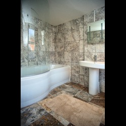 Bathroom with Tub - Aspland House